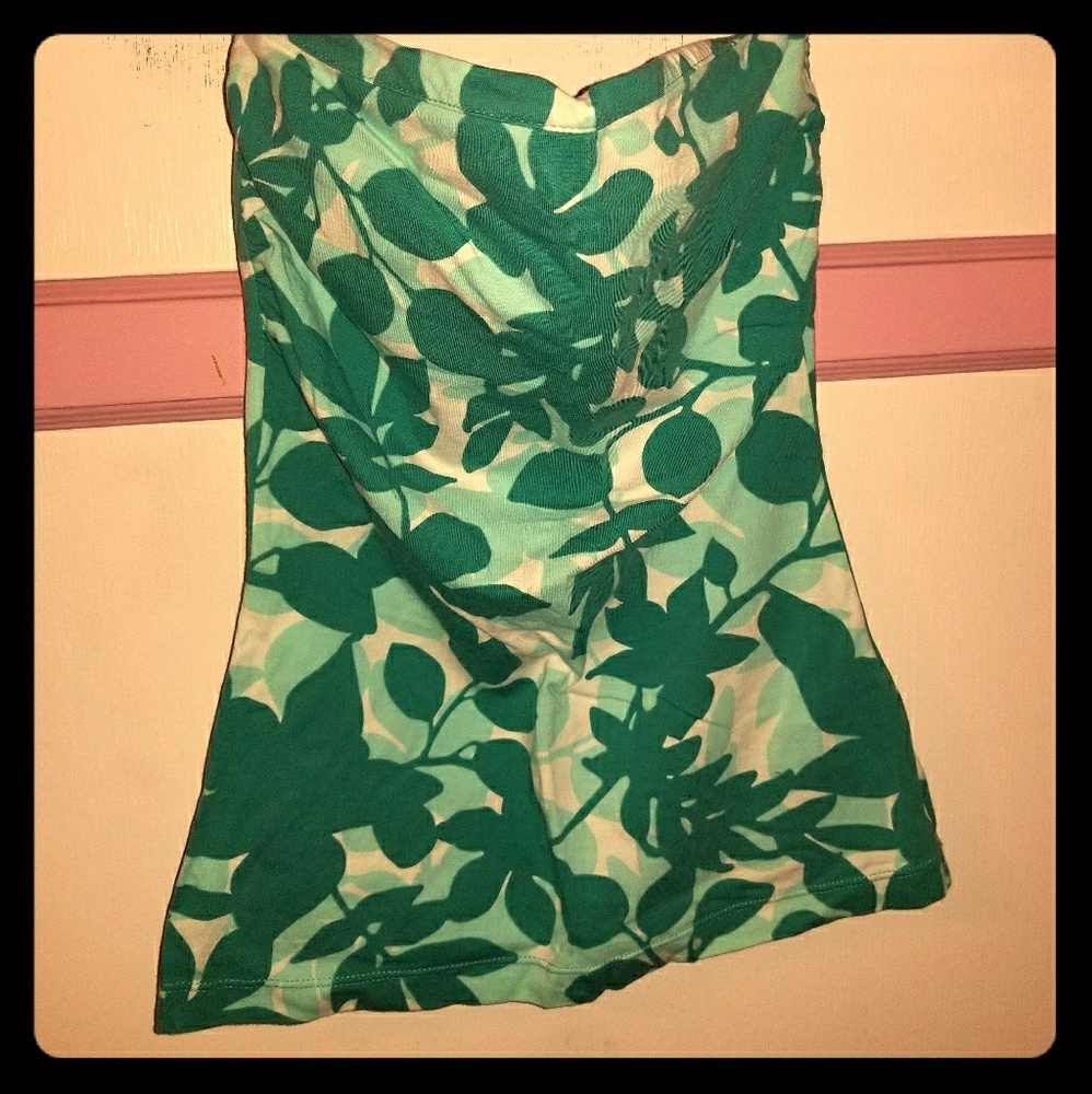 Fun tropical tube top